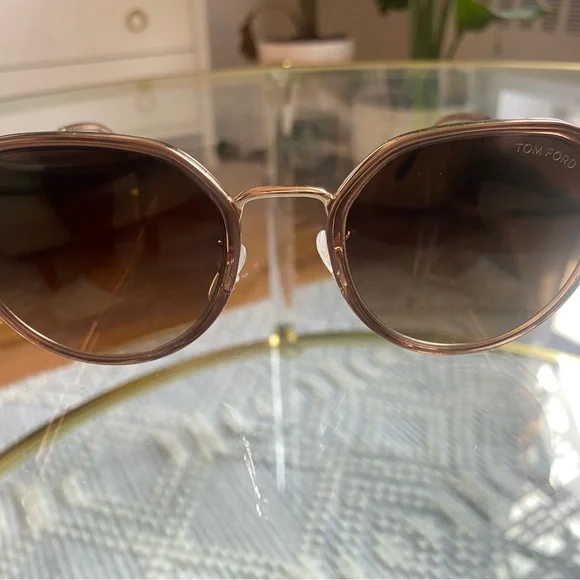 Tom Ford TF897-K 48F 55mm Round Sunglasses Dark Brown / Gradient Tom Ford TF897-K 48F 55mm Round Sunglasses Dark Brown / Gradient main image 3